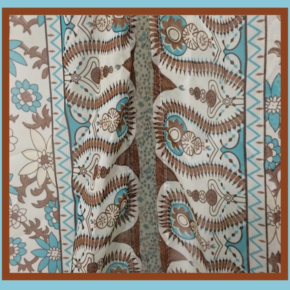 Front Slit Button Front Boho 3/4 Slv Lightweight - Picture 8 of 14